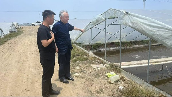 泓寶科技董事長、上海泓寶綠色水產股份有限公司董事長鄒國忠先生赴湛江市惠欣水產科技有限公司考察交流